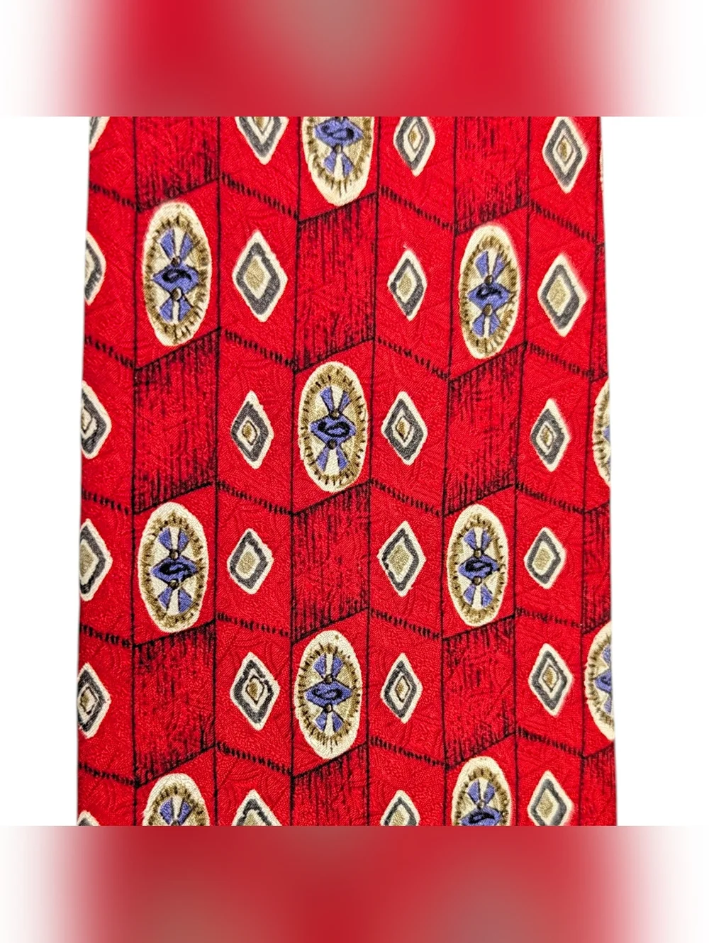 Robert Talbott Silk Tie Bundle Red Geometric Blue Green Paisley Madder Neckties